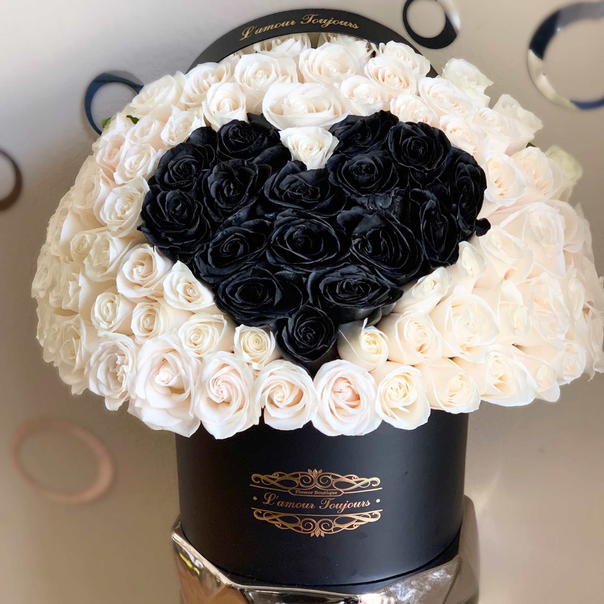 Fabulous Black Heart Signature Box