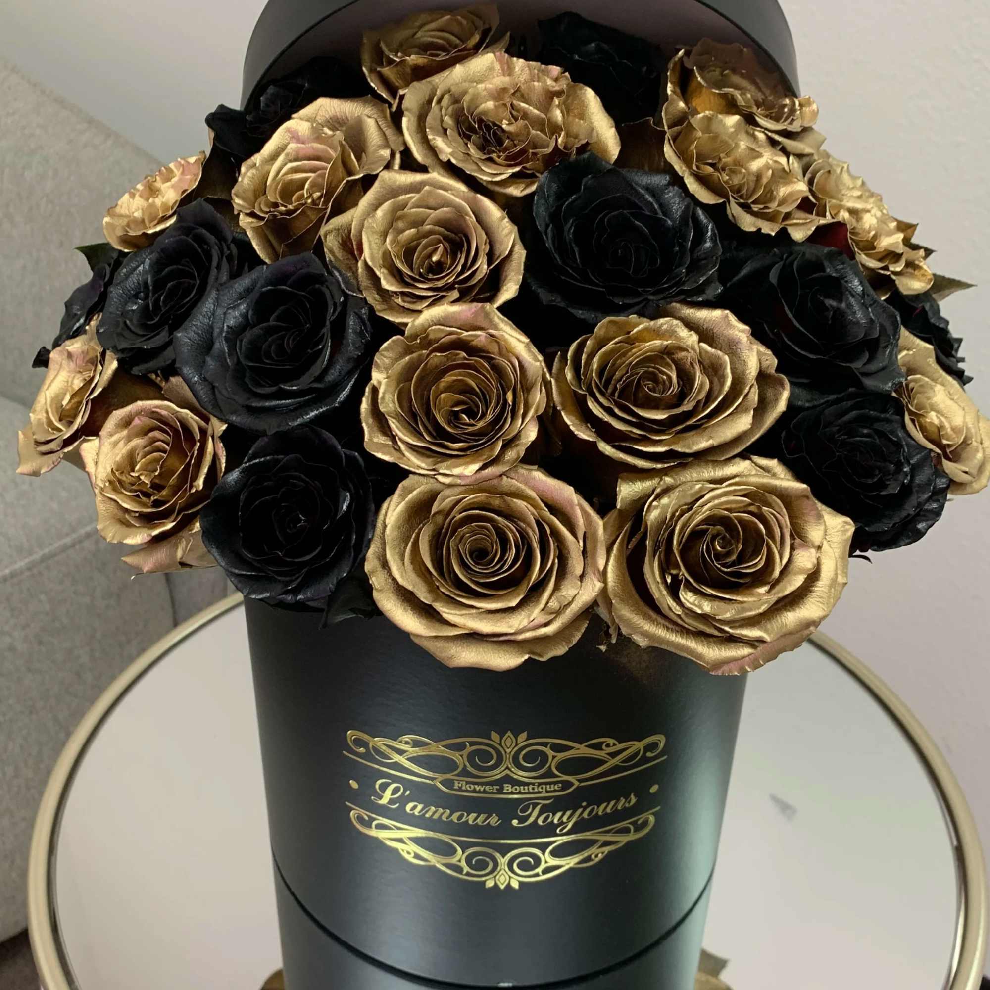 Black and Gold Signature Box