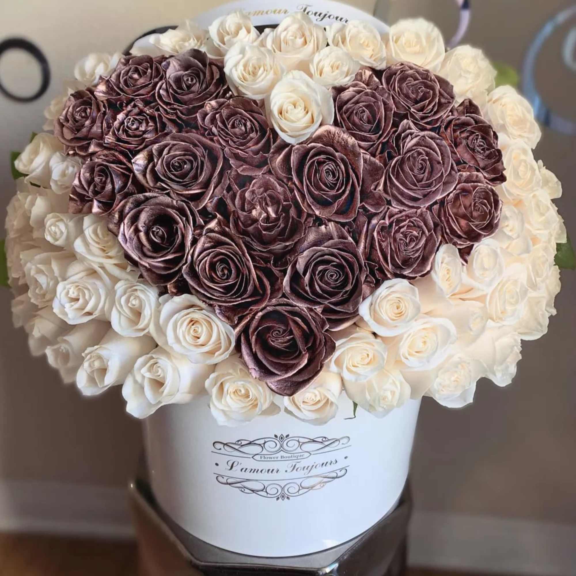 Rose Gold Heart Signature Box