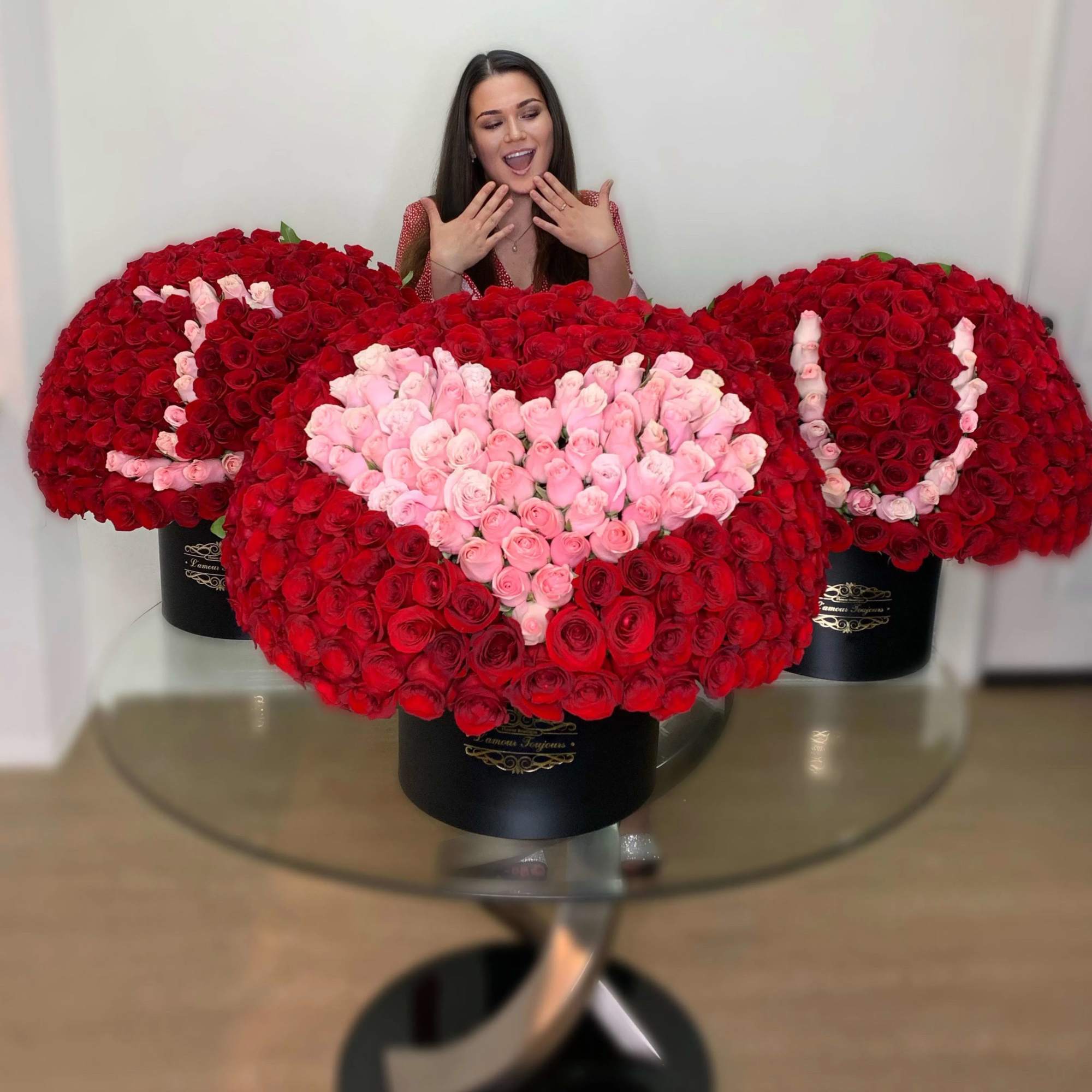 I Love U Grand Signature Flower Set