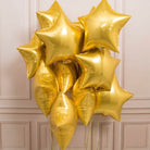Luxury Balloon Set - Gold Stars foil