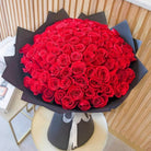 Hand-tied Signature Bouquet 100 Red Roses