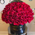 Classic Signature Box Red Roses - Orange County Same Day Delivery
