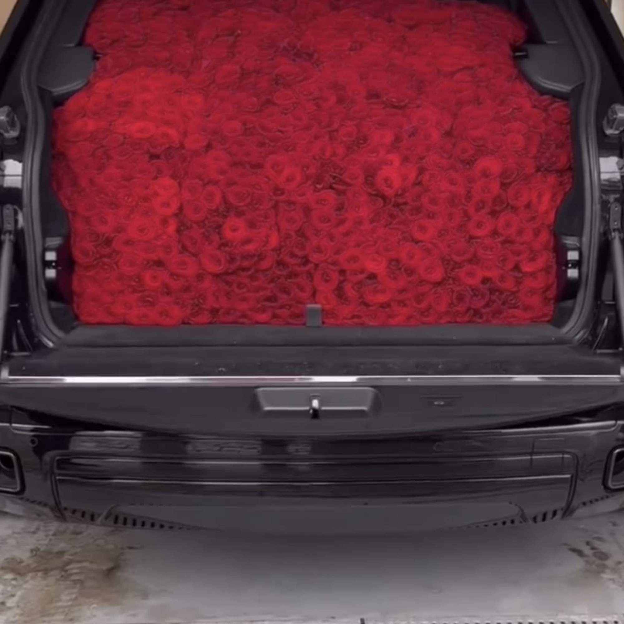 L'amour Car full of roses (car is not included)