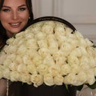 75 White Roses Signature Box