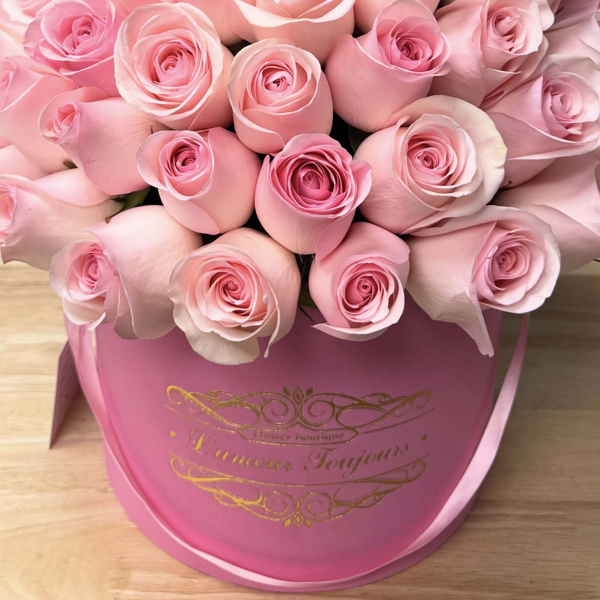 Pink Luxury Velvet Signature Box